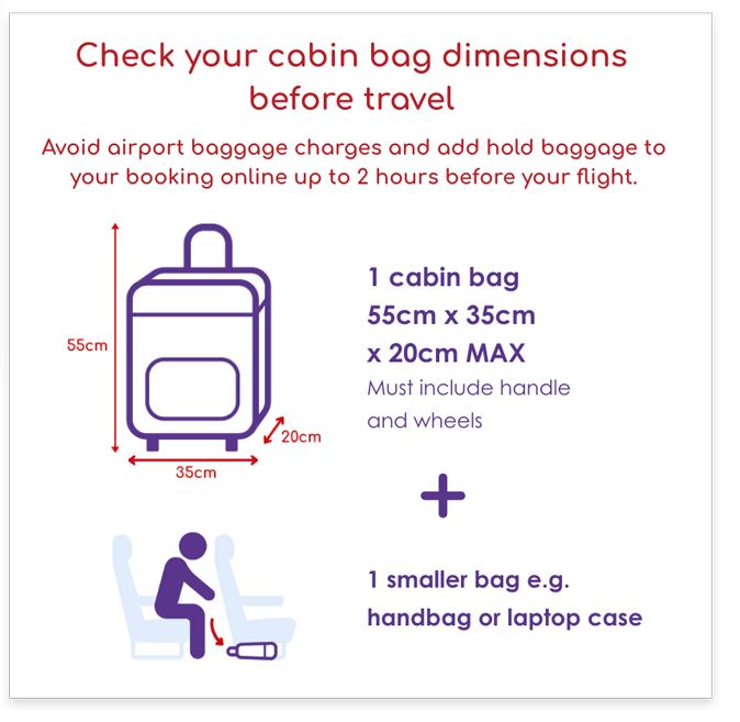 Bedachtzaam Veel Symptomen Flybe Handbagage Afmetingen en Regels
